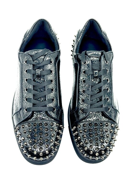 Christian Louboutin SEAVASTE 2 ORLATO Spikes Studded Crackled Sneakers Trainers main image 9